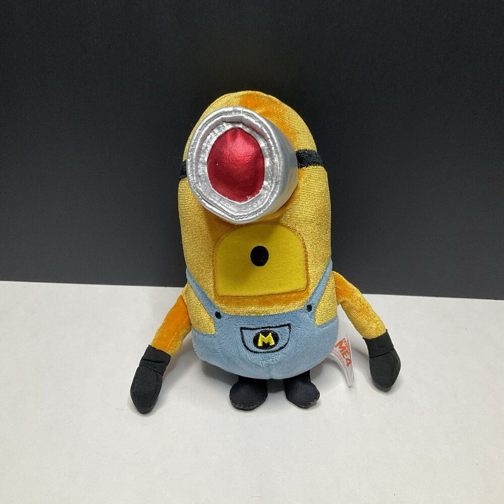 Despicable Me 4 Mega Minion Mel Plush Illumination Yellow Stuffed Toy 8” Soft